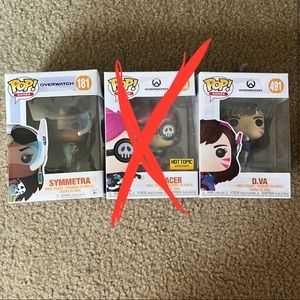 Overwatch funko pop lot